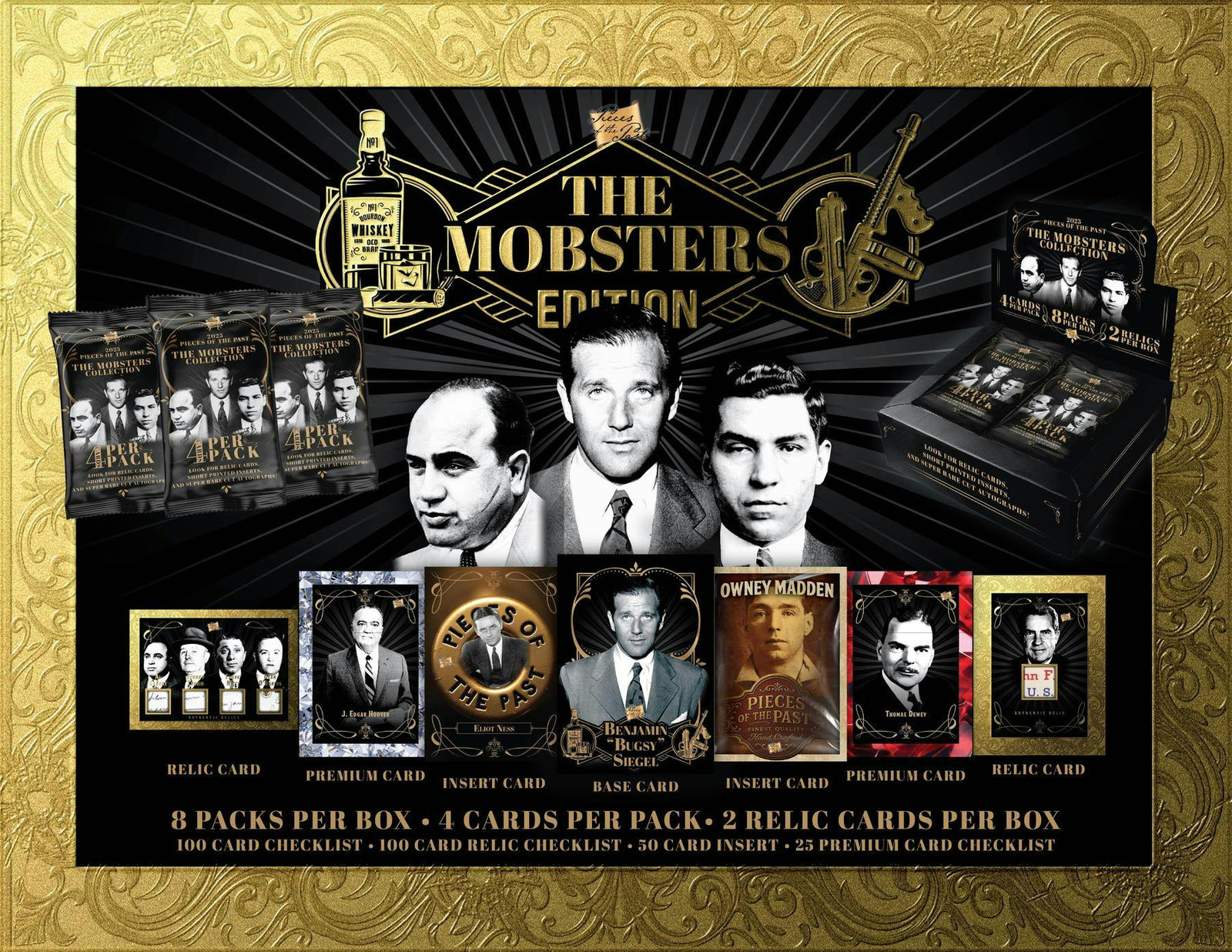 2025 Pieces of the Past: The Mobsters Collection Hobby Pack