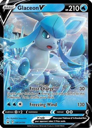 Glaceon V (SWSH196/307) Holofoil [SWSH Sword & Shield Promo Cards] - Promo