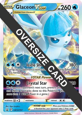 Glaceon VSTAR - SWSH197 (SWSH197) Holofoil [Jumbo Cards] - Promo