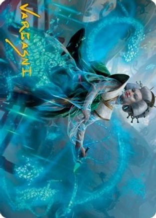 Bearer of Memory Art Card (Gold-Stamped Signature) (ASNEO-001) - Art Series: Kamigawa: Neon Dynasty