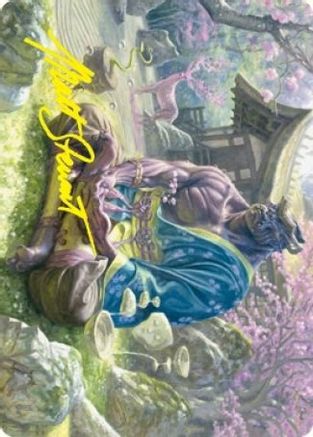 Kosei, Penitent Warlord Art Card (Gold-Stamped Signature) (ASNEO-008) - Art Series: Kamigawa: Neon Dynasty