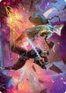 Explosive Entry Art Card (Gold-Stamped Signature) (ASNEO-013) - Art Series: Kamigawa: Neon Dynasty