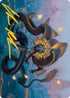 Ao, the Dawn Sky Art Card (25/81) (Gold-Stamped Signature) (ASNEO-025) - Art Series: Kamigawa: Neon Dynasty