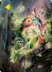 Go-Shintai of Life's Origin Art Card (Gold-Stamped Signature) (ASNEO-026) - Art Series: Kamigawa: Neon Dynasty