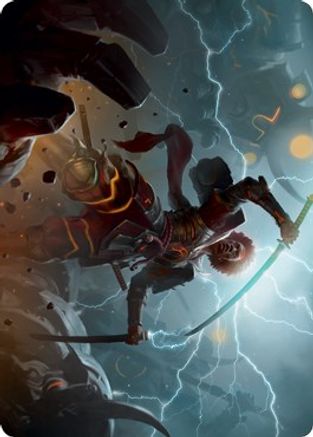 Raiyuu, Storm's Edge Art Card (ASNEO-031) - Art Series: Kamigawa: Neon Dynasty