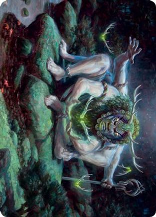 Myojin of Towering Might Art Card (ASNEO-034) - Art Series: Kamigawa: Neon Dynasty