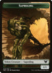 Saproling // Spirit (002) Double-Sided Token (NEC-10 // 2) - Commander: Kamigawa: Neon Dynasty