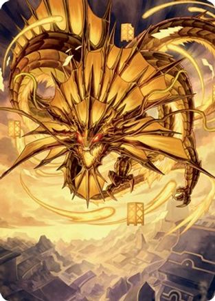 Ao, the Dawn Sky Art Card (46/81) (ASNEO-046) - Art Series: Kamigawa: Neon Dynasty
