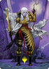 The Wandering Emperor Art Card (49/81) (Gold-Stamped Signature) (ASNEO-049) - Art Series: Kamigawa: Neon Dynasty