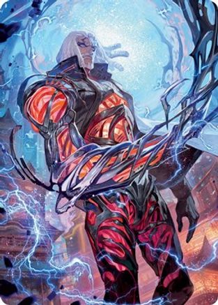 Tezzeret, Betrayer of Flesh Art Card (ASNEO-054) - Art Series: Kamigawa: Neon Dynasty