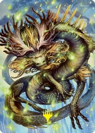 Kura, the Boundless Sky Art Card (Gold-Stamped Signature) (ASNEO-066) - Art Series: Kamigawa: Neon Dynasty