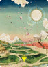 Plains (293) Art Card (79/81) (Gold-Stamped Signature) (ASNEO-079) - Art Series: Kamigawa: Neon Dynasty