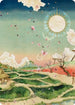 Plains (293) Art Card (79/81) (ASNEO-079) - Art Series: Kamigawa: Neon Dynasty