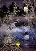 Swamp (297) Art Card (Gold-Stamped Signature) (ASNEO-081) - Art Series: Kamigawa: Neon Dynasty