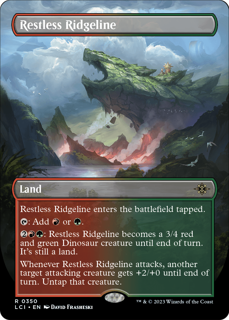 Restless Ridgeline (Borderless) (LCI-350) - The Lost Caverns of Ixalan