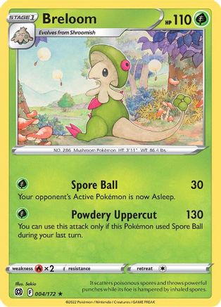 Breloom (004/172) [Brilliant Stars] - Rare