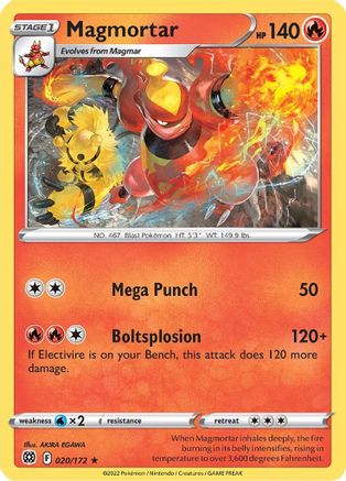 Magmortar (020/172) [Brilliant Stars] - Rare