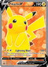 Pikachu V (Full Art) 157  - Holofoil SWSH09 Brilliant Stars - Ultra Rare