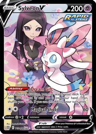 Sylveon V (TG14/30) Holofoil [Brilliant Stars Trainer Gallery] - Ultra Rare