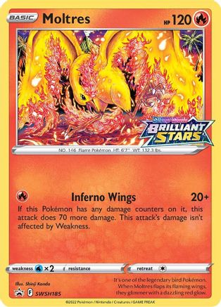 Moltres (SWSH185/307) Holofoil [SWSH Sword & Shield Promo Cards] - Promo
