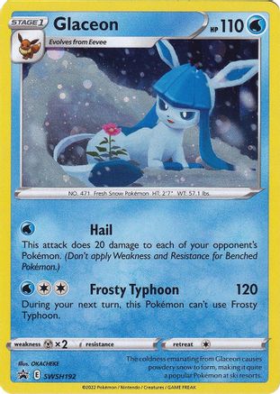 Glaceon (SWSH192/307) Holofoil [SWSH Sword & Shield Promo Cards] - Promo