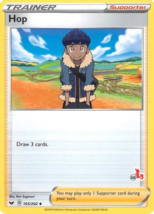 Hop (#28 Cinderace Stamped) (165/202) [Battle Academy 2022] - Promo