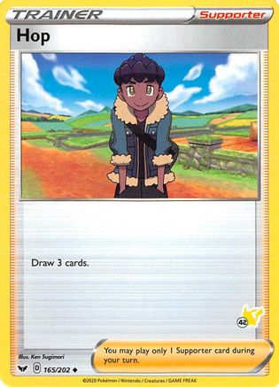 Hop (#42 Pikachu Stamped) (165/202) [Battle Academy 2022] - Promo