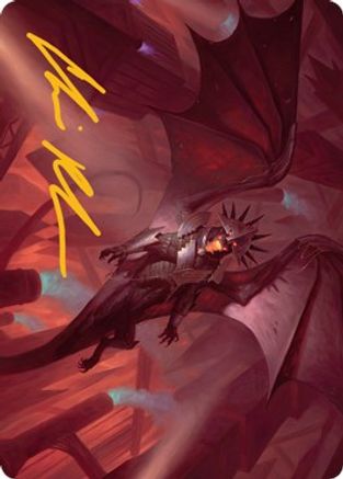 Ziatora, the Incinerator Art Card (Gold-Stamped Signature) (ASSNC-033) - Art Series: Streets of New Capenna