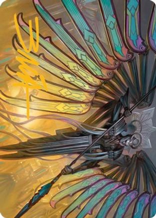 Paragon of Modernity Art Card (Gold-Stamped Signature) (ASSNC-035) - Art Series: Streets of New Capenna