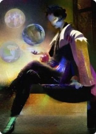 Obscura Interceptor Art Card (ASSNC-074) - Art Series: Streets of New Capenna