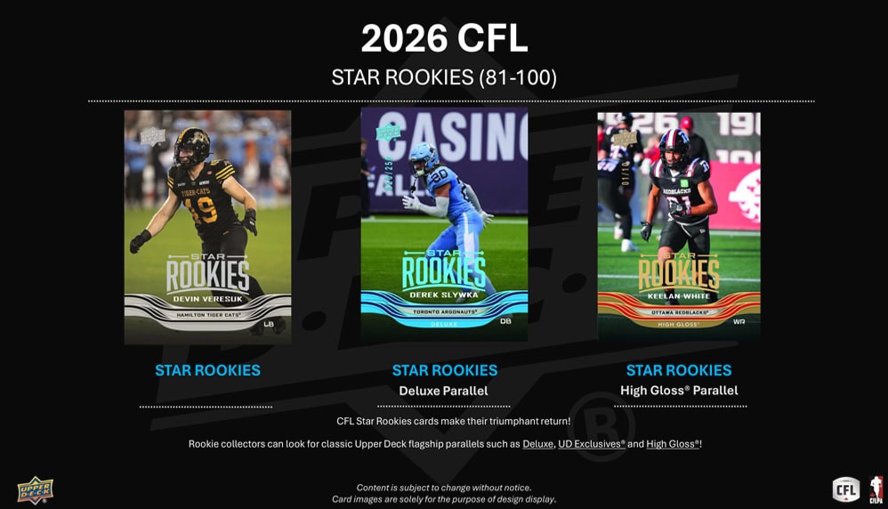 2026 Upper Deck CFL Hobby Pack