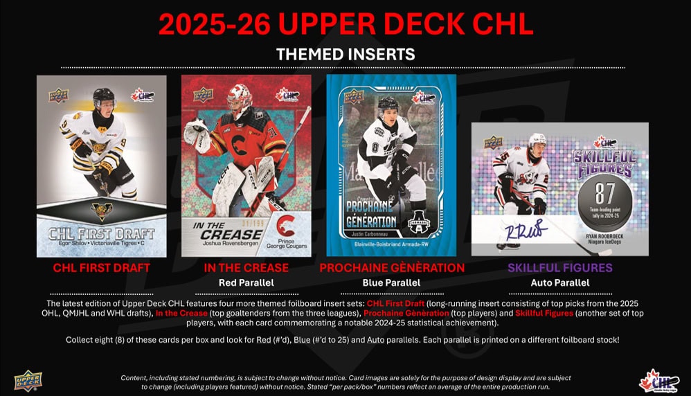 2025-26 Upper Deck CHL Hobby Pack