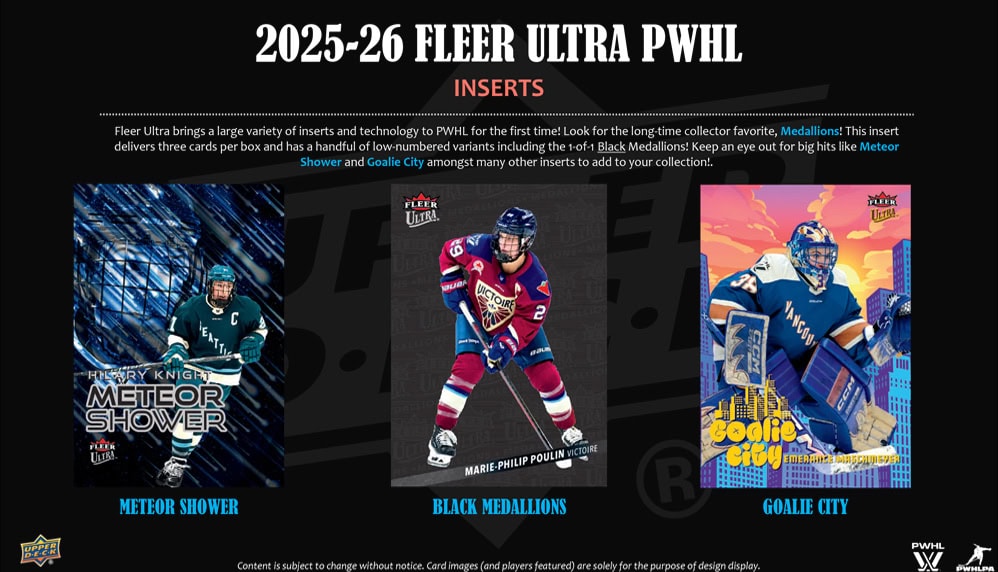 2025-26 Upper Deck Fleer Ultra PWHL Hobby Pack