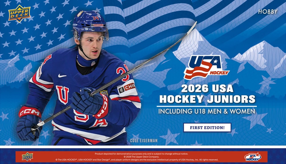 2026 Upper Deck Hockey Team USA Juniors Hobby Pack
