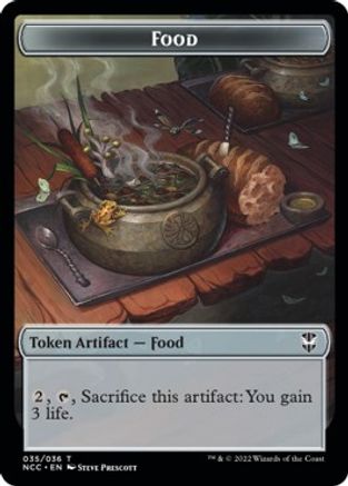 Food // Citizen Double-Sided Token (NCC-35 // 12) - Commander: Streets of New Capenna
