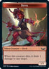 Devil // Spirit Double-sided Token (SNC-8 // 3) - Streets of New Capenna Foil