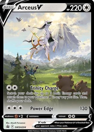 Arceus V (SWSH204/307) Holofoil [SWSH Sword & Shield Promo Cards] - Promo