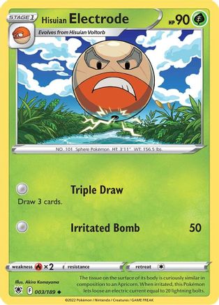 Hisuian Electrode (003/189) [Astral Radiance] - Uncommon
