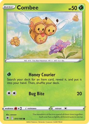 Combee (011/189) Reverse Holofoil [Astral Radiance] - Common