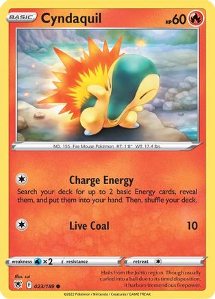 Cyndaquil (023/189) [Astral Radiance] - Common
