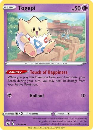 Togepi (055/189) Reverse Holofoil [Astral Radiance] - Common