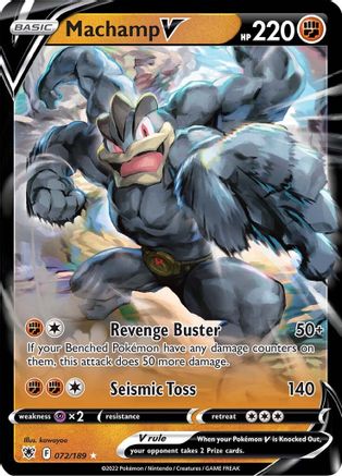 Machamp V (072/189) Holofoil [Astral Radiance] - Ultra Rare