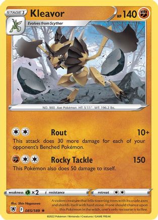 Kleavor (085/189) Reverse Holofoil [Astral Radiance] - Rare