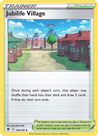 Jubilife Village (148/189) Reverse Holofoil [Astral Radiance] - Uncommon