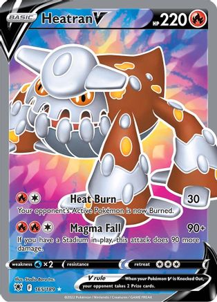 Heatran V (Full Art) (165/189) Holofoil [Astral Radiance] - Ultra Rare