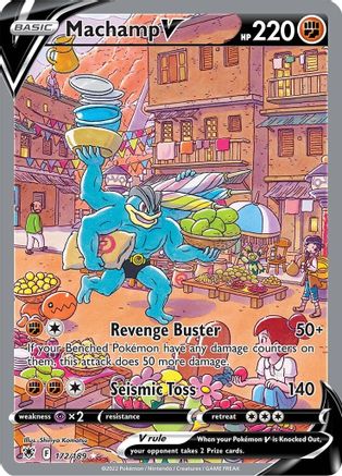 Machamp V (Alternate Full Art) (172/189) Holofoil [Astral Radiance] - Ultra Rare