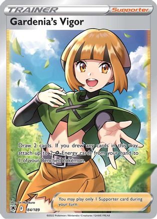Gardenia's Vigor (Full Art) (184/189) Holofoil [Astral Radiance] - Ultra Rare