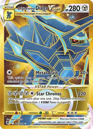 Origin Forme Dialga VSTAR (Secret) (210/189) Holofoil [Astral Radiance] - Secret Rare