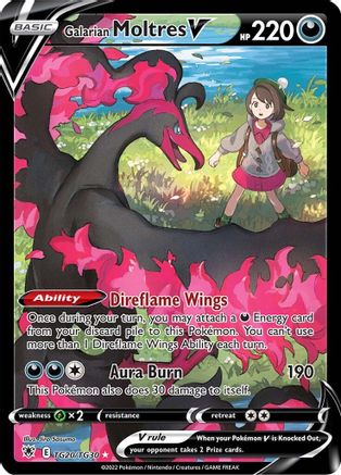 Galarian Moltres V (TG20/30) Holofoil [Astral Radiance Trainer Gallery] - Ultra Rare