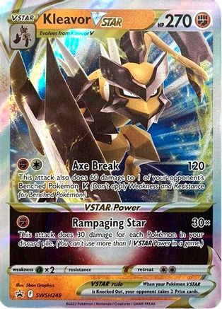 Kleavor VSTAR (SWSH249/307) Holofoil [SWSH Sword & Shield Promo Cards] - Promo